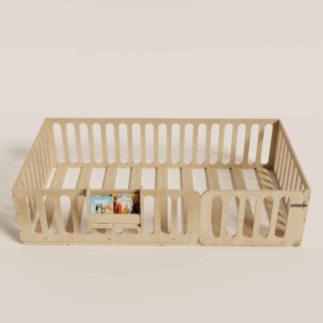 montessori-floor-bed-with-lockable-door-birch-plywood (10) - 4