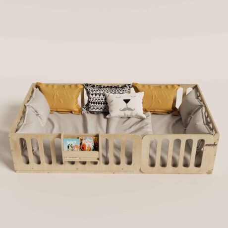 montessori-floor-bed-with-lockable-door-birch-plywood (9) - 5