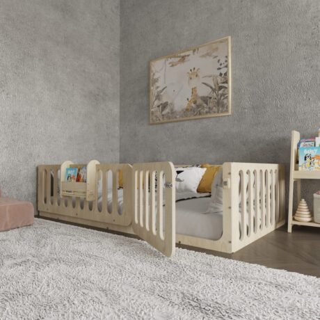 montessori-floor-bed-with-right-door (4) - 3
