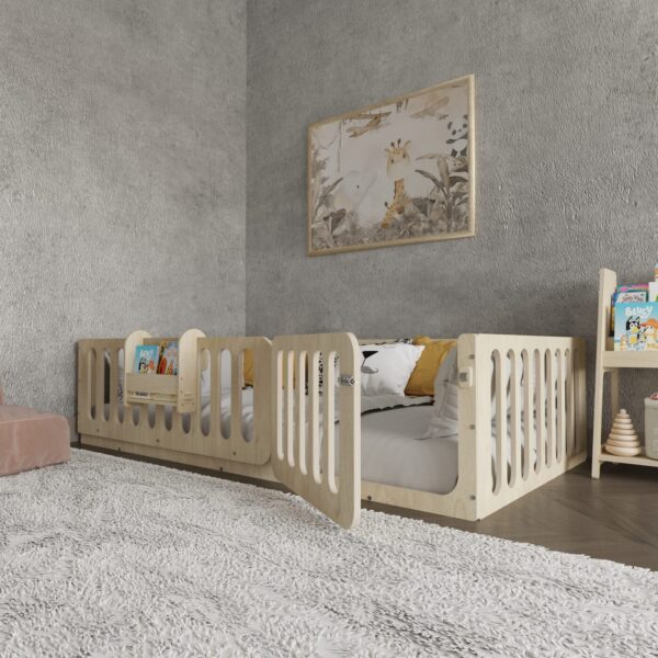 montessori-floor-bed-with-right-door (4) - 4