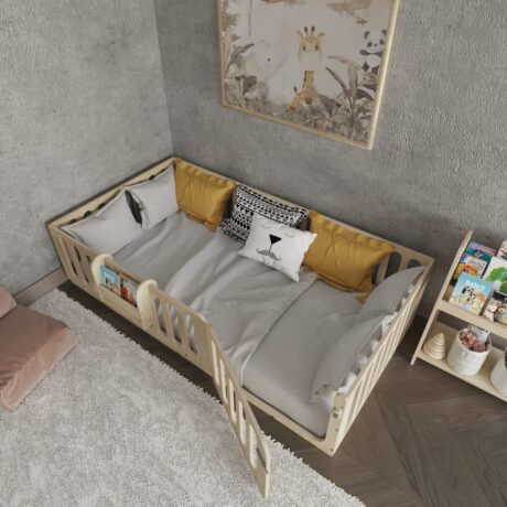 montessori-floor-bed-with-right-door (5) - 0