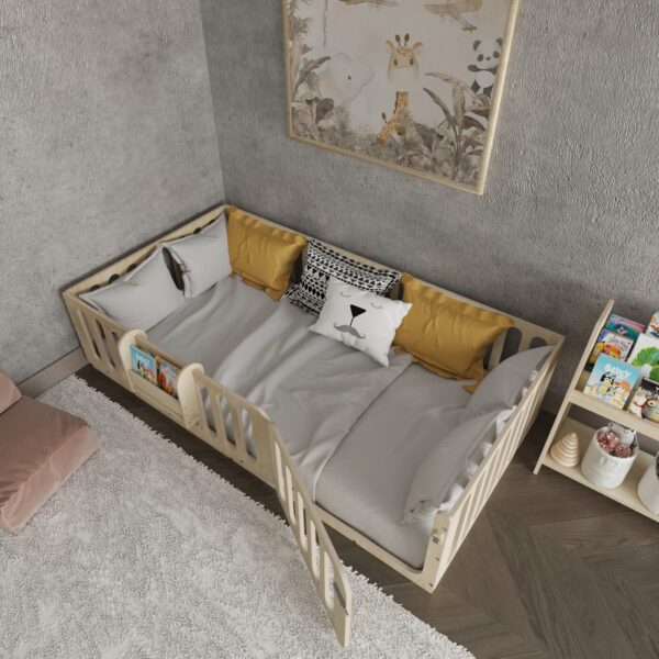 montessori-floor-bed-with-right-door (5) - 1