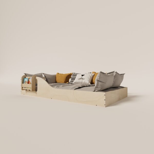 montessori bed with bookshelf (3) - 6