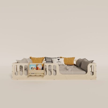 montessori floor bed with rails (1) - 4
