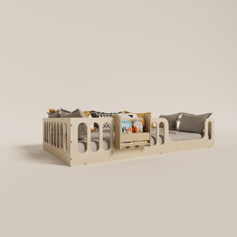montessori floor bed with rails (2) - 7