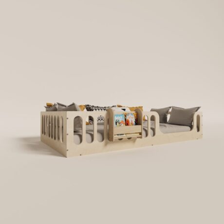 montessori floor bed with rails (2) - 5