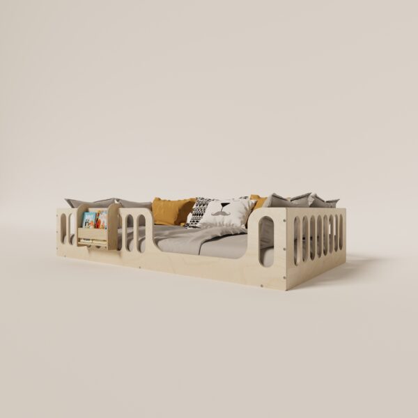 montessori floor bed with rails (3) - 6