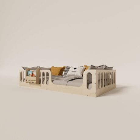 montessori floor bed with rails (3) - 6
