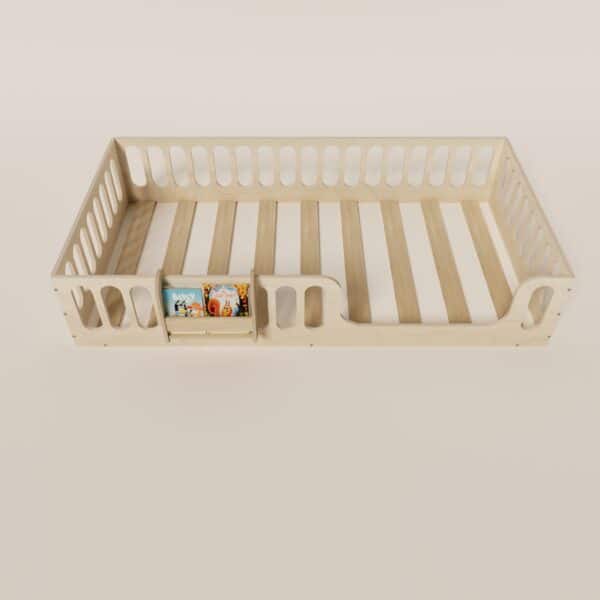 montessori floor bed with rails (4) - 7