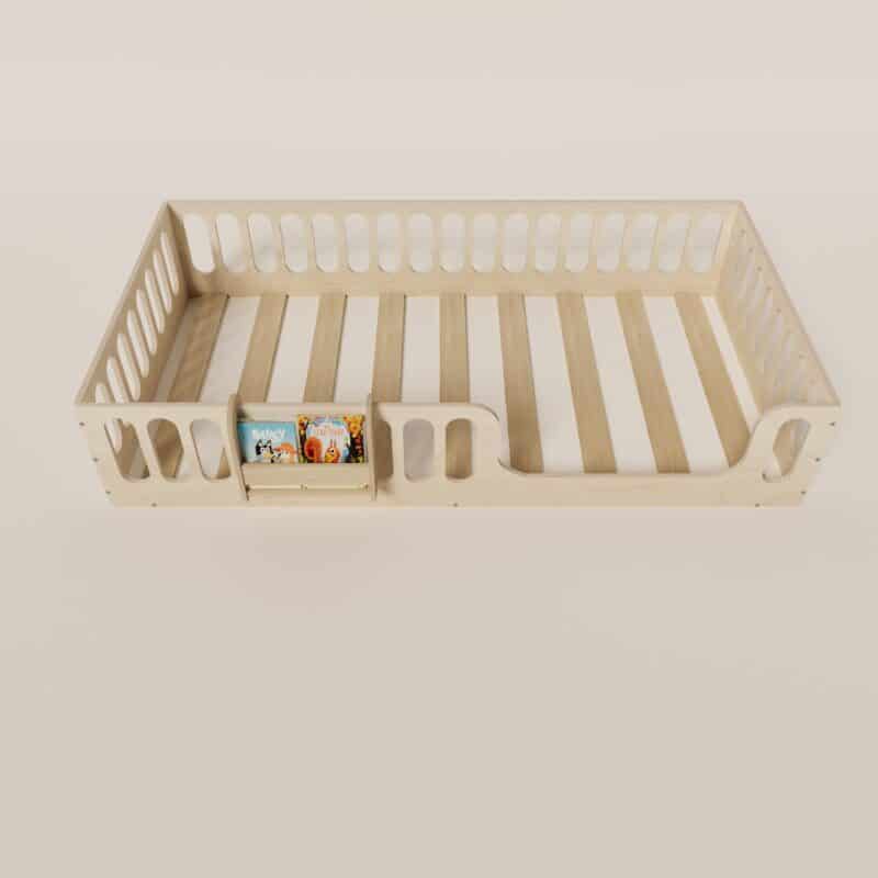montessori floor bed with rails (4) - 9