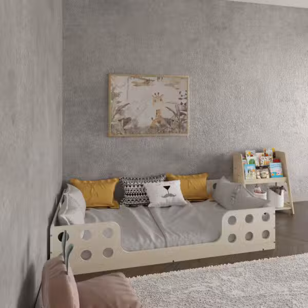 toddler floor bed – montessory style (4) - 0